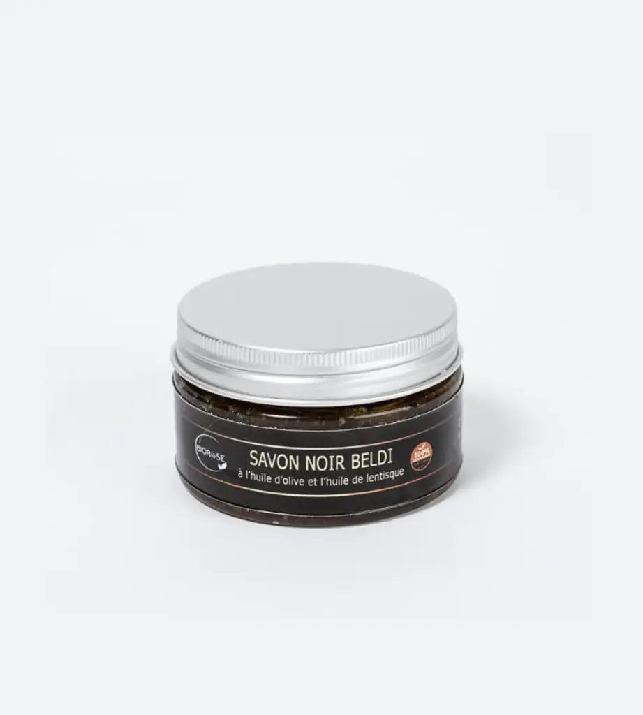 Savon Noir Exfoliant & Purifiant – 100% Naturel