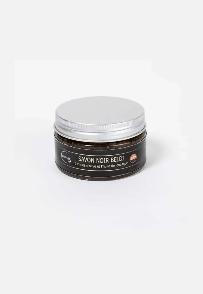 Savon Noir Exfoliant & Purifiant – 100% Naturel