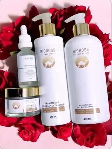 Pack Biorose au Lait de Chamelle – Rituel complet de soin et d’éclat