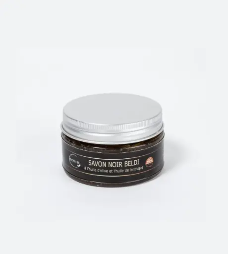 Savon Noir Exfoliant & Purifiant – 100% Naturel